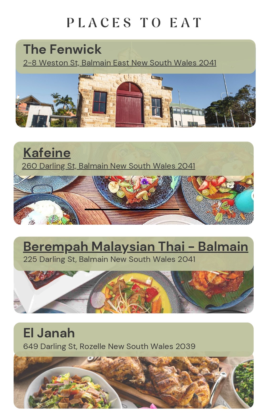 Places to Eat — page 16